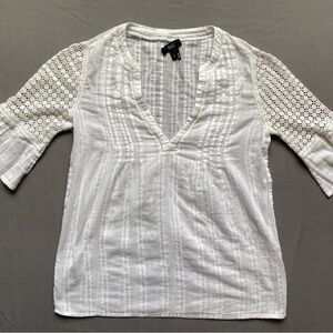 Women's White Summer Blouse
